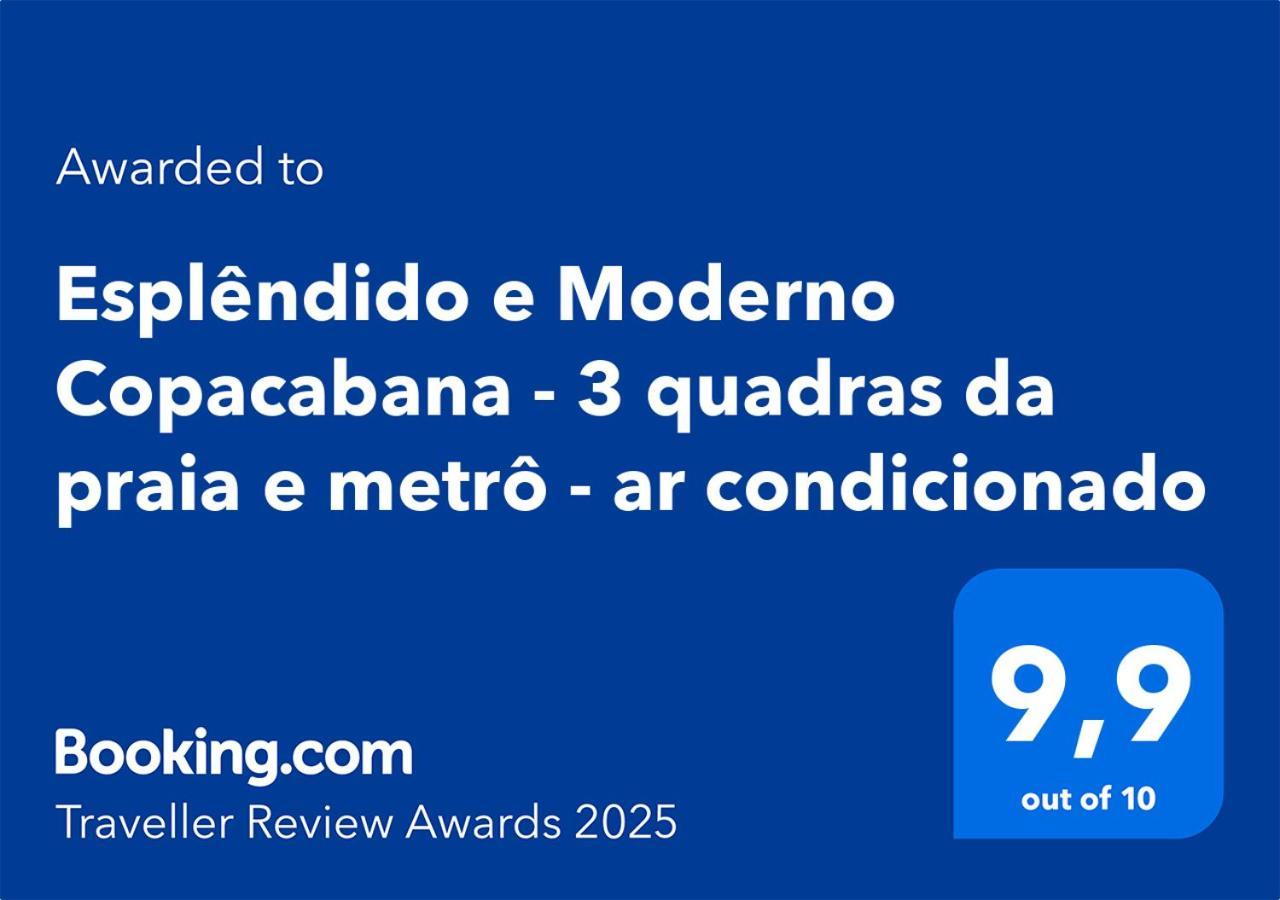 Esplendido E Moderno Copacabana - 3 Quadras Da E Metro - Ar Condicionado * Río de Janeiro